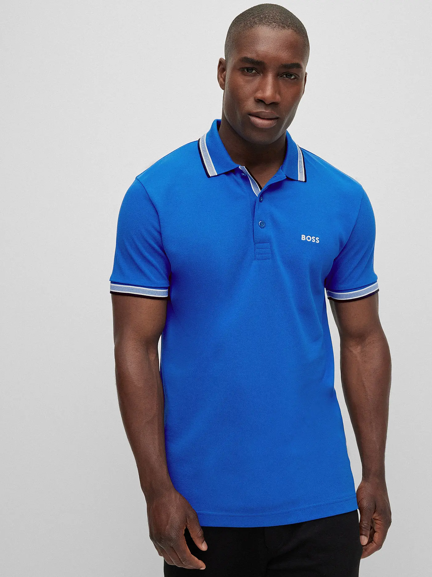 BOSS | Poloshirt Regular Fit PADDY | blau